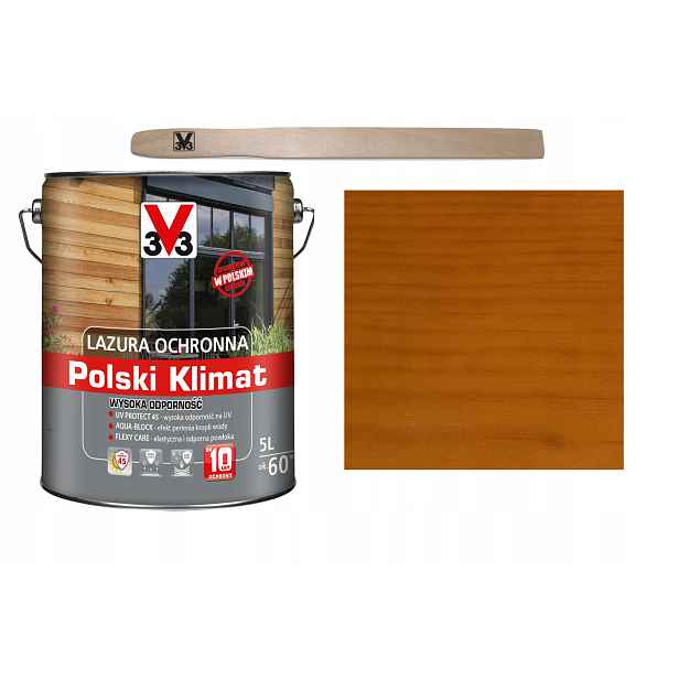 Lazura V33 Polský Klima 10 let Borovice Skandiná. 5L