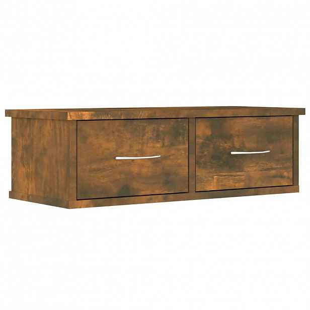 vidaXL Nástěnná skříňka kouřový dub 60 x 26 x 18,5 cm kompozitní dřevo