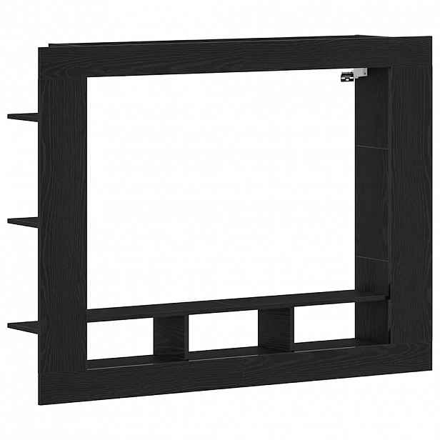 vidaXL Televizní skříň 152 x 22 x 113 cm Černý dub Kompozitní dřevo
