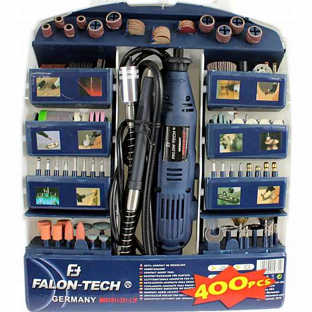 Falon-Tech Minibruska 270 W ohebná hřídel 400 příslušenství