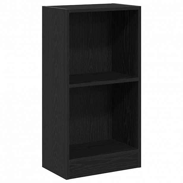 vidaXL Knihovna černý dub 40x24x76 cm kompozitní dřevo