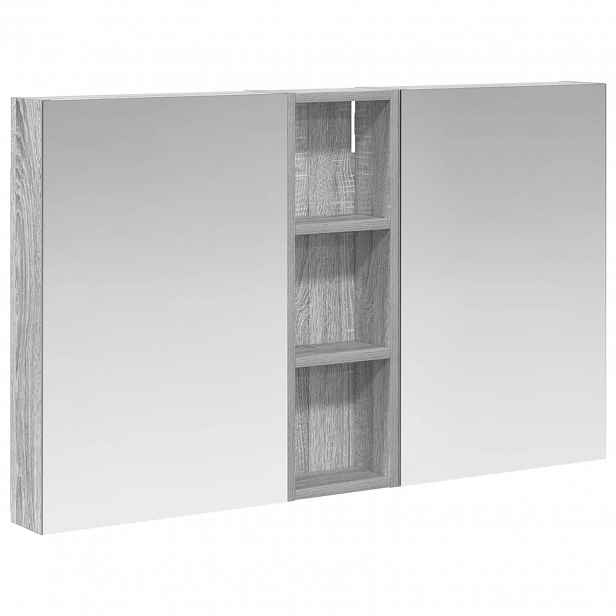vidaXL Sada koupelnových skříněk 3 ks 100 x 10,5 x 60,5 cm