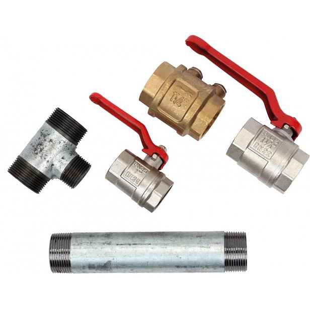 Dvojitá přípojka pro čerpadlo 400 mm Gz 1 1/4" s odbočkou 1" Floraworld