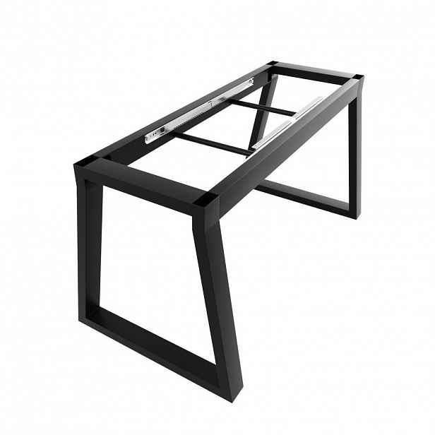 Metalo Pro KOVOVÉ NOHY KE STOLU Nemesis Split černá 72 cm