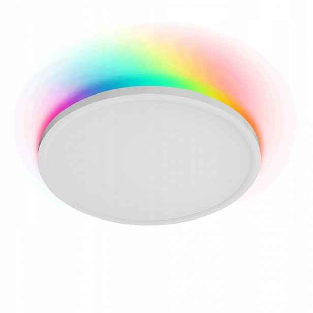 Stropní Svítidlo kulatý s Rgb páskou ovládaný dálkovým ovládáním Led 36W s proměnnou barvou 40 cm