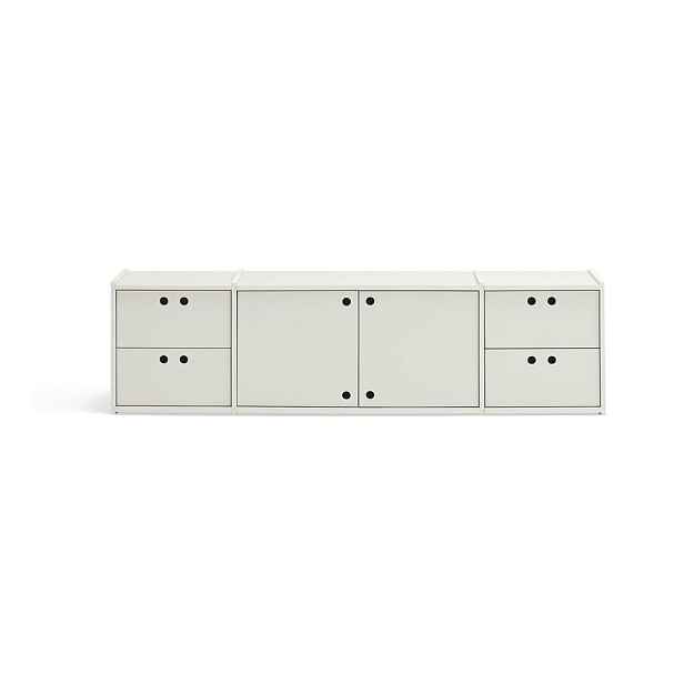 Krémový TV stolek 157x42x40 cm Wally – Teulat