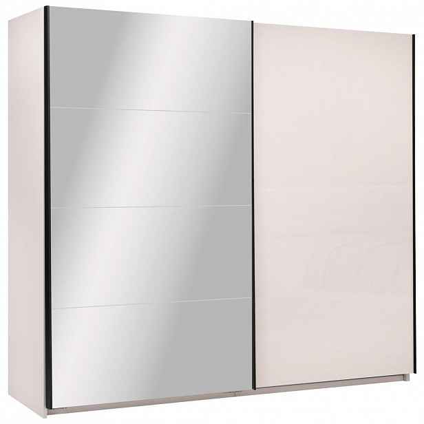 P & B ŠATNÍ SKŘÍŇ S POSUVNÝMI DVEŘM, kašmírová, 250/210/62 cm