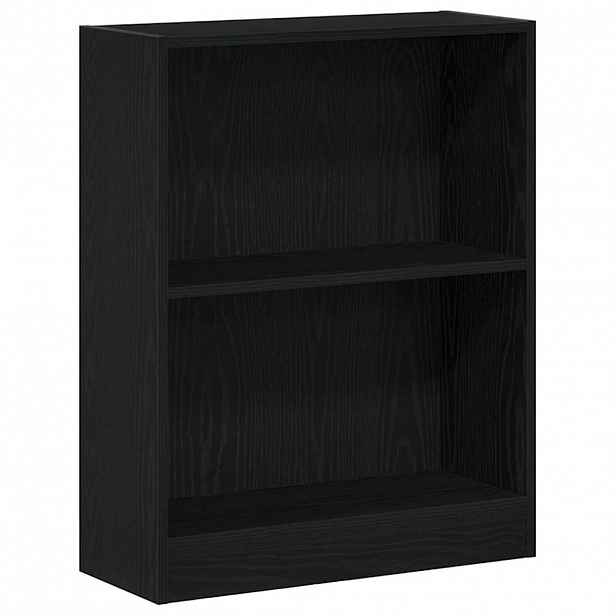 vidaXL Knihovna 60 x 24 x 76 cm Kompozitní dřevo Černý dub