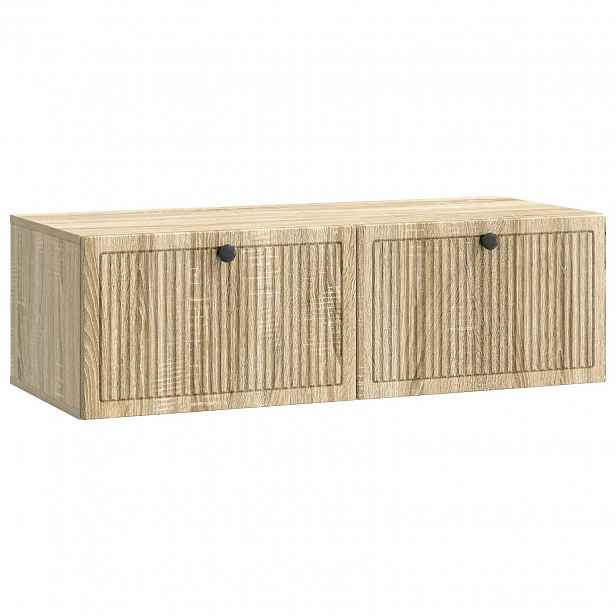 vidaXL Nástěnná TV skříň Dub sonoma 98 x 41 x 30 cm Kompozitní dřevo