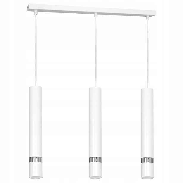 Trojitá závěsná lampa na trubkové liště Reno 9490 Luminex