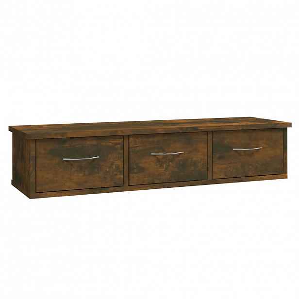 vidaXL Nástěnná skříňka kouřový dub 88 x 26 x 18,5 cm kompozitní dřevo