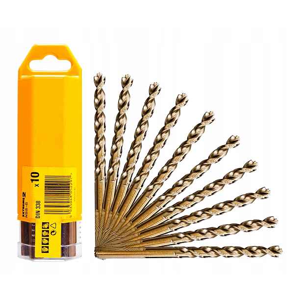 10 Ks vrtáků do kovu 6,5x101mm Extreme 2 DeWALT