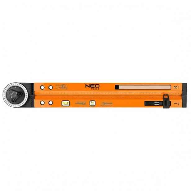 Neo úhloměr stavitelný 500mm, 2 libely, tužka, 72-225 (náhrada za 30C321)