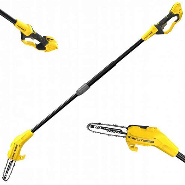 Stanley - 18V AKU prořezávací řetězová pila 20 cm, bez baterie a nabíječky SFMCPS620B-XJ