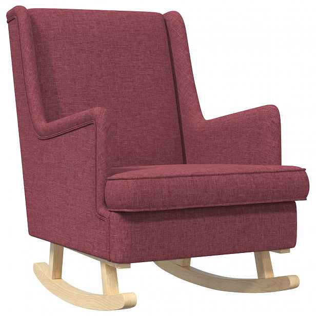 vidaXL Houpací křeslo Víno Červené 62 x 80 x 85 cm textil