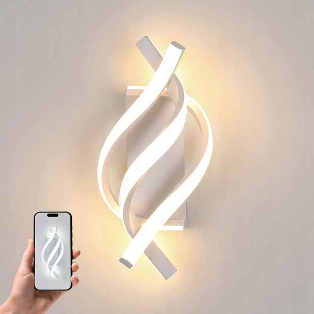 Nástěnné Svítidlo Bílé Led Moderní Lampa Do Ložnice Chodby