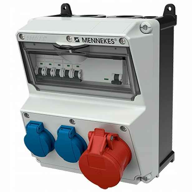 Stavební rozvaděč Amaxx 920009 16A 2x230V IP44 Cee Schuko Eac Mennekes