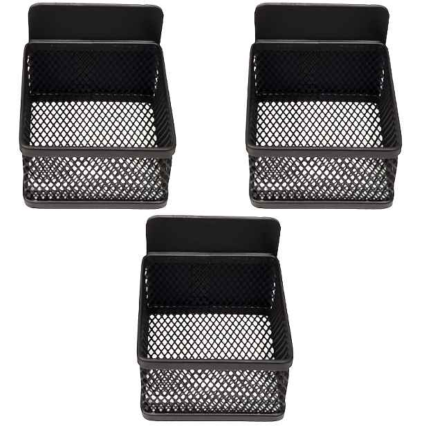 TEMU 3 ks Železné magnetické košíky na čajové sáčky, velká kapacita, robustní a odolné, moderní minimalistický styl, vhodné do kuchyně, lednice a