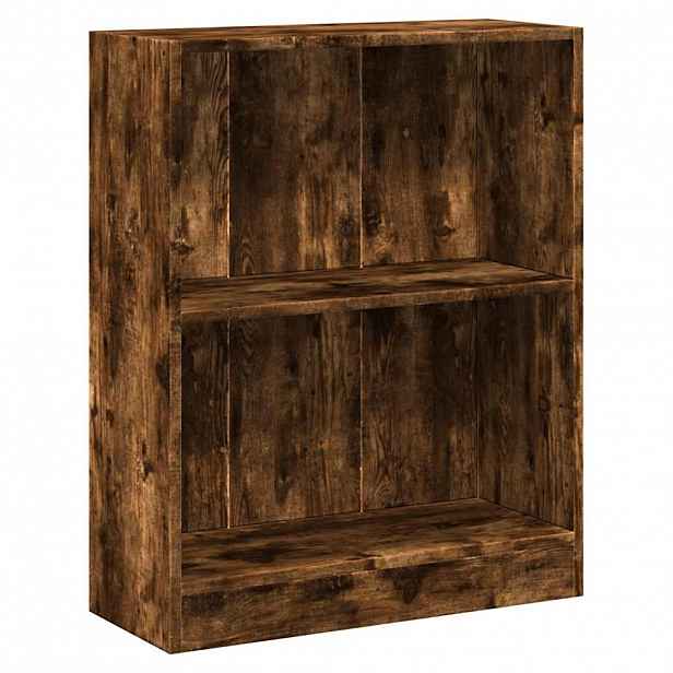 vidaXL Knihovna kouřový dub 60 x 24 x 76 cm kompozitní dřevo