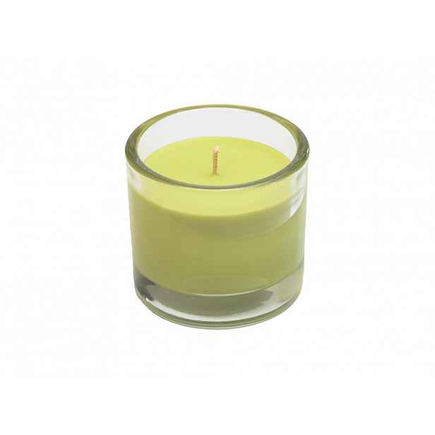Svíčka ve skle MINNESOTA LIGHT GREEN 9 cm světle zelená