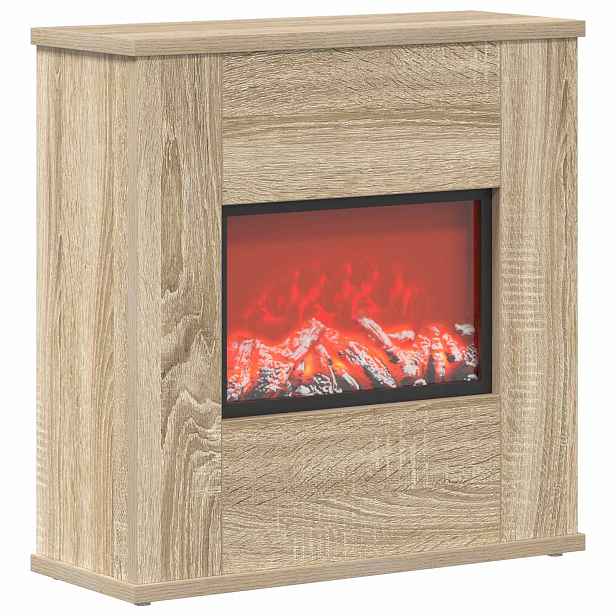 vidaXL Elektrický krb Sonoma 47 x 18 x 48 cm Kompozitní dřevo