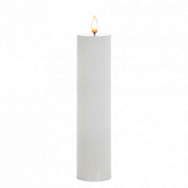 Mondex LED SVÍČKA, plast, bílá