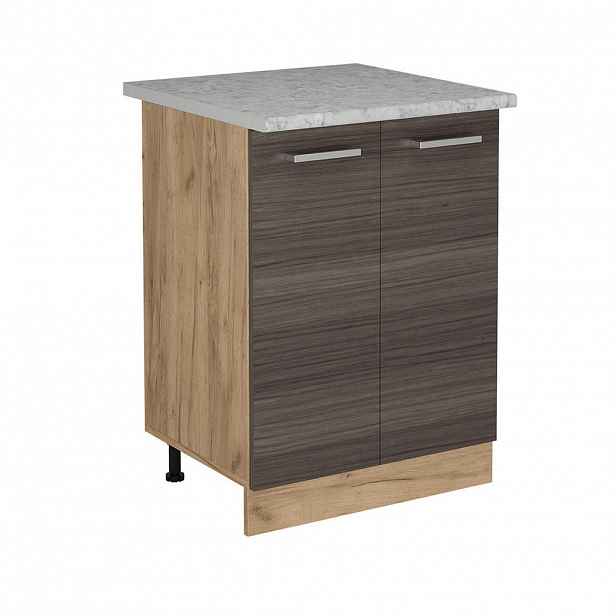 Vicco SPODNÍ SKŘÍŇKA KUCHYŇSKÉ LINKY R-Line Ušlechtilá šedá 60 cm PD Mramor