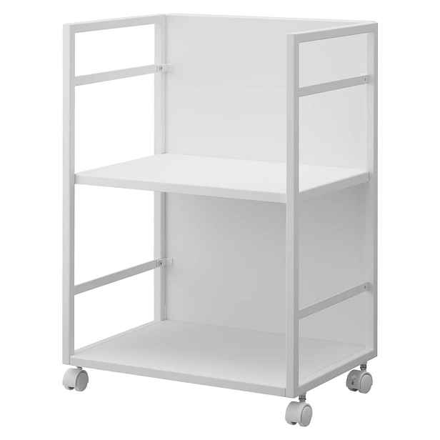 Bílý kovový pojízdný regál 42x60 cm Tower – YAMAZAKI