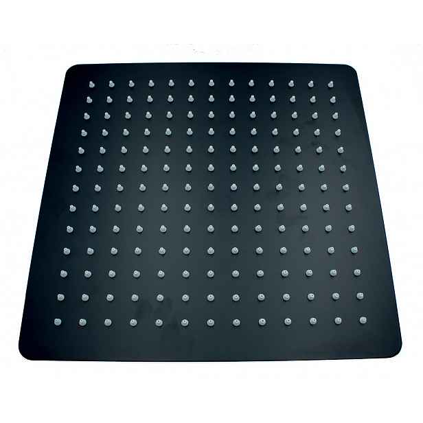 Dešťová Sprcha Černá Slim 30x30 Ocelová