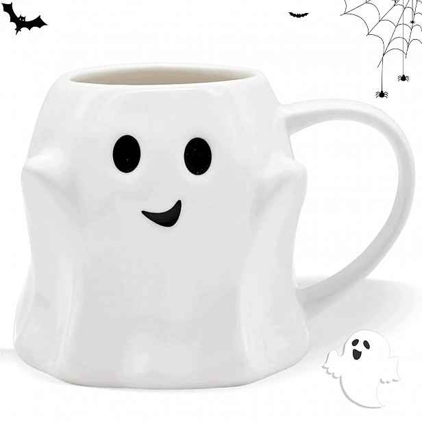 Keramický Hrnek 440 ML Duch Halloween 3D Na Kávu Mléčného Čaje