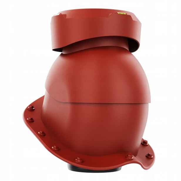 Krbový kanalizační ventilátor fi110 Blachodachówka Červený 3009