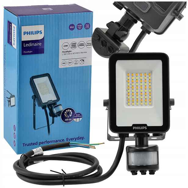 Led reflektor Philips 20W 2400lm Cct s pohybovým senzorem (čidlem) Premium