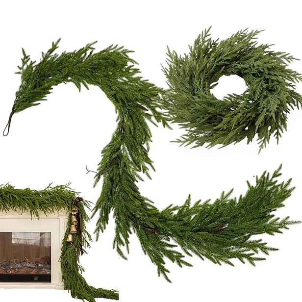 Vánoční Girlanda, Řetěz Na Vánoční Stromek, Vnější 275 CM