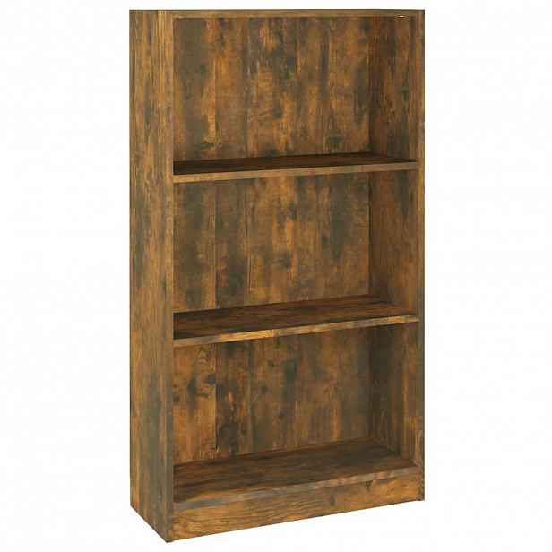 vidaXL Knihovna kouřový dub 60 x 24 x 109 cm kompozitní dřevo