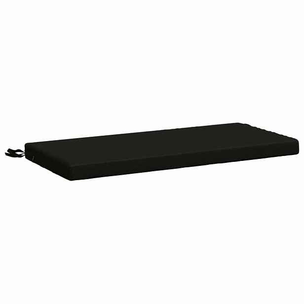 vidaXL Polštář na lavici SOEST 100% polyester Černá 80 x 40 x 5 cm