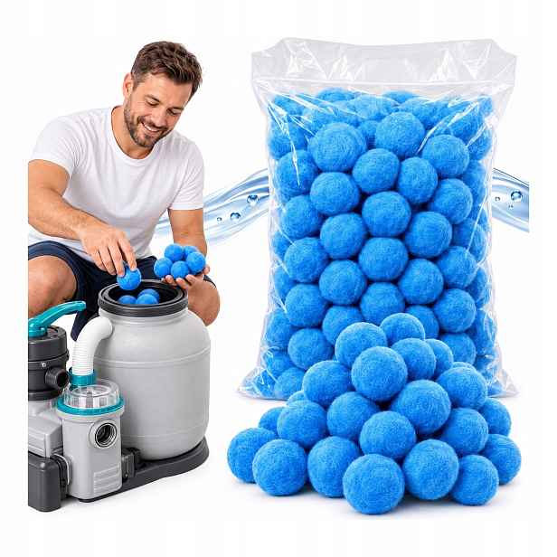 Filtrační kuličky do bazénu filtrační čerpadla 500 g ionty stříbra LaCreativa