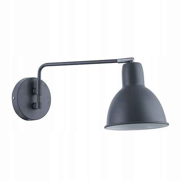 Nástěnná lampa Nad Zrcadlo E27 60W Industriální šedá Benito