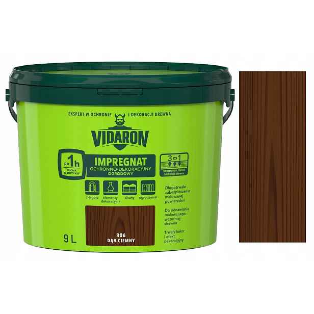Vidaron Zahradní Impregnace 9L R06 Dub Tmavý