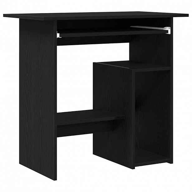 vidaXL Psací stůl Černý dub 80x45x74 cm Dřevěné konstrukce