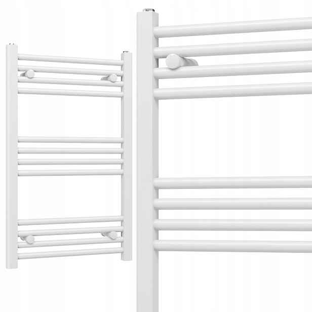 Koupelnový Radiátor Žebřík 500x800 322W 12-ŽEBEREK Bílý 50 x 80 cm Slim