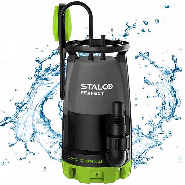 Ponorné Čerpadlo Pro Čistou Špinavou Vodu 500W SPP500EB 11000l/h Stalco