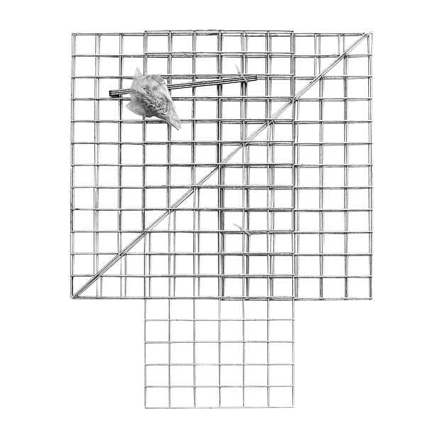 Trojúhelník gabionový 0,3×0,848×0,6 m