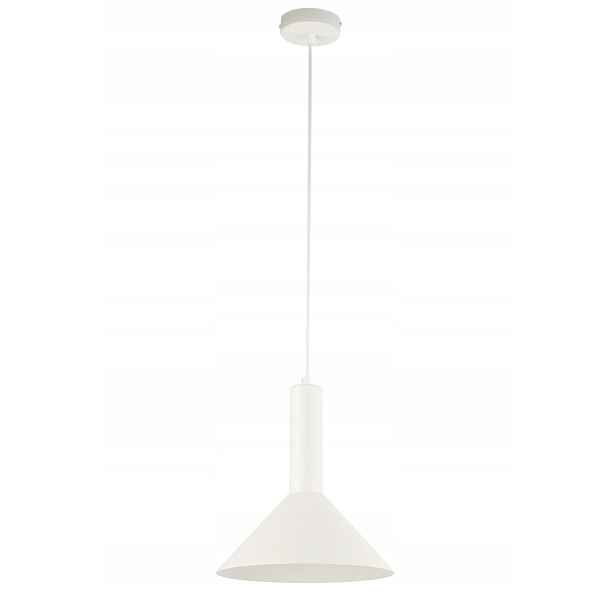 Závěsná Lampa Sigma Vitrum kužel M E27 15W Bílá 120 cm Kovová