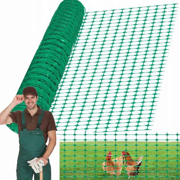 Plotová Slevová síť plastová Pro Oplocení Kurníku 65x35mm 1x30m