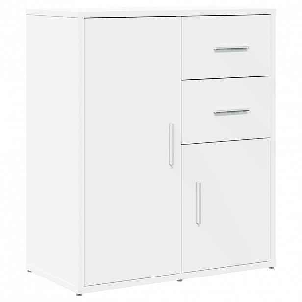 vidaXL Příborník bílý 60 x 31 x 70 cm kompozitní dřevo
