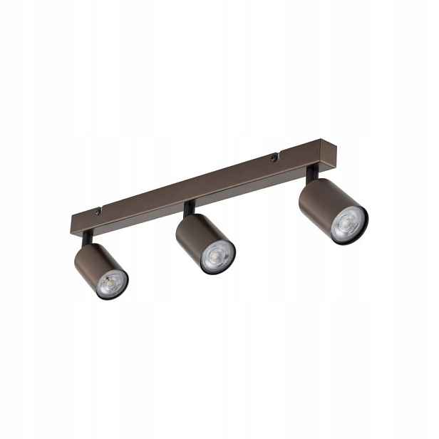 Stropní Svítidlo Hnědá S 3 Reflektory Na Liště Top Brown 6181 Tk Lighting