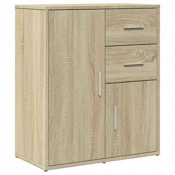 vidaXL Příborník dub sonoma 60 x 31 x 70 cm kompozitní dřevo
