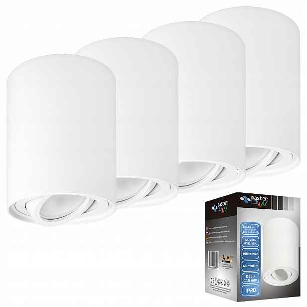 4x nástěnné svítidlo GU10 Halogenová Led stropní trubka