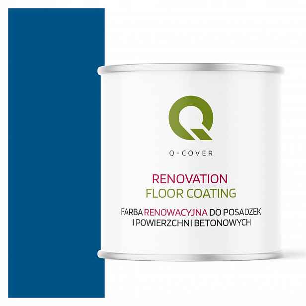 Barva Pro Renovaci Podlah Z Betonu Garáž Modrá Ral 5005 Lesklá 2,5 L