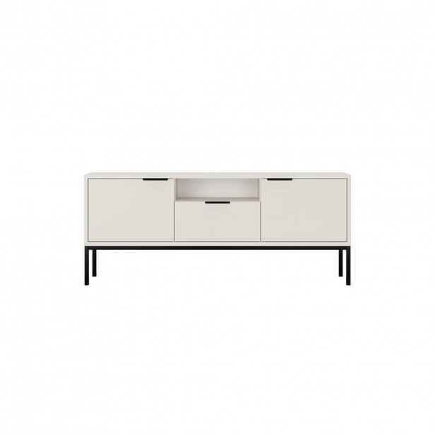 RAUMHIRSCH FURNITURE NÍZKÁ SKŘÍŇKA Austin bílá, černá 33/56,4/135 cm